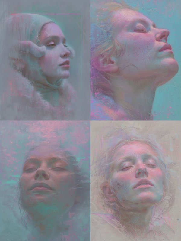 Ethereal Dreams in Pastel Hues