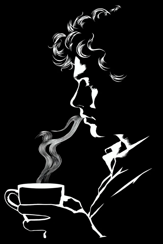 Noir Halftone Portrait - Image 4
