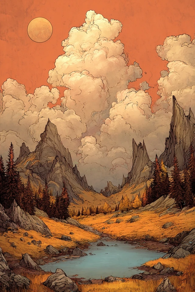 Warm Autumnal Visions Collage - Image 2