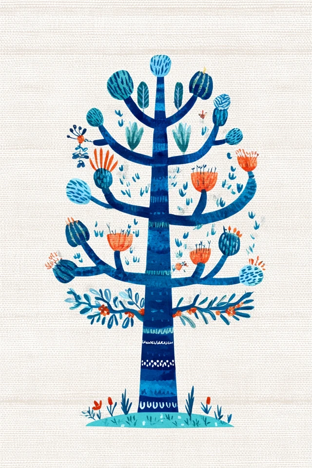 Floral Whimsy Portrait - Image 5