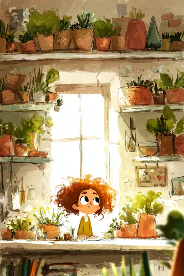 Whimsical Curly Spirit - Image 3