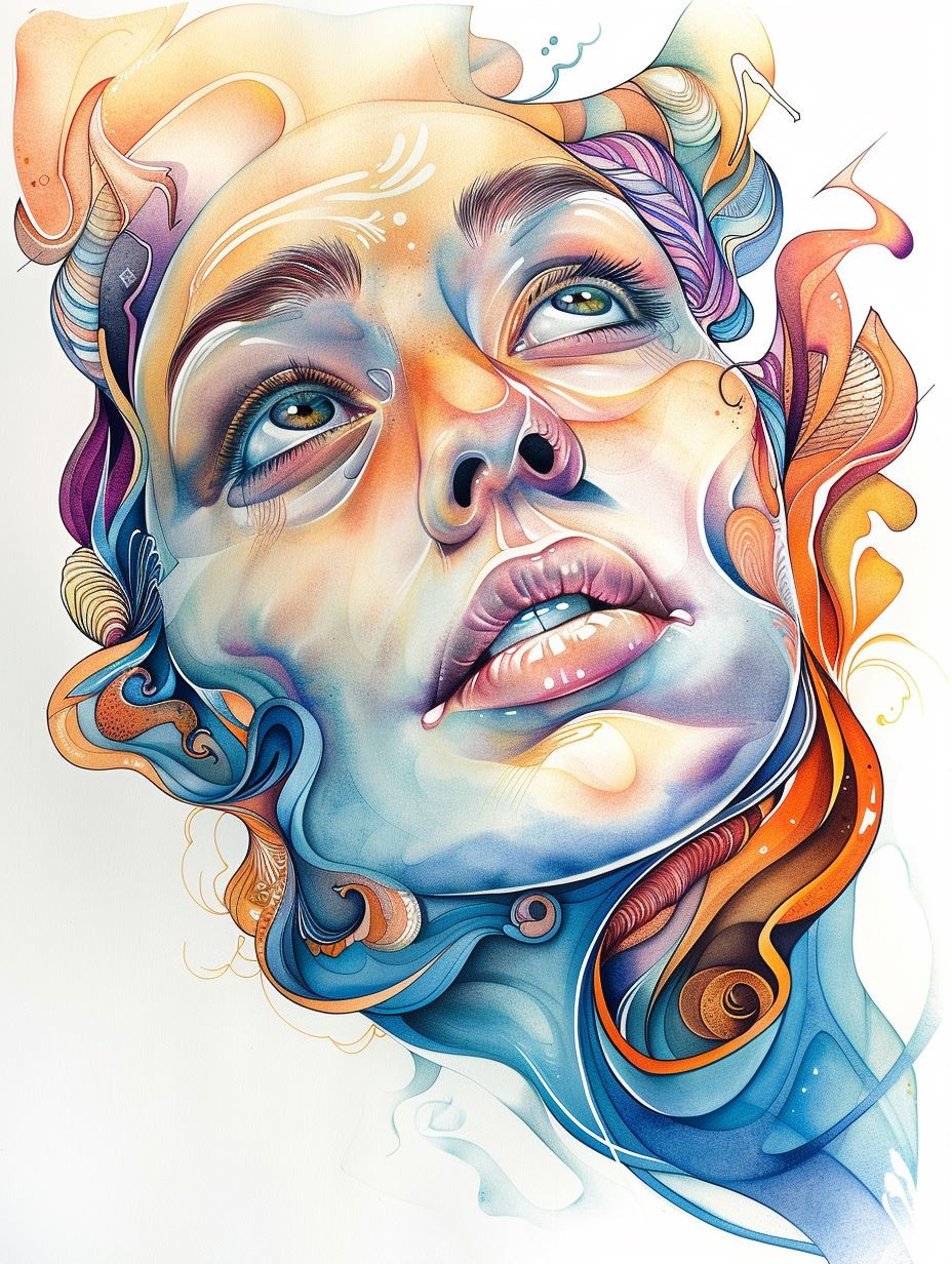 Ethereal Fluidity: Surreal Female Portraits - Image 3