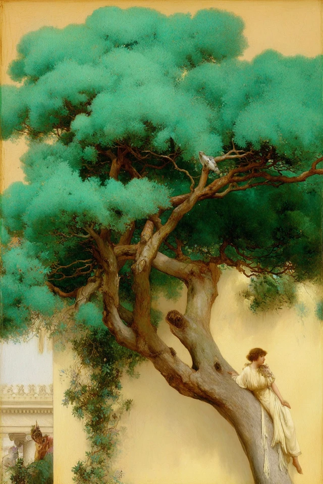 Emerald Elegance Portrait - Image 5