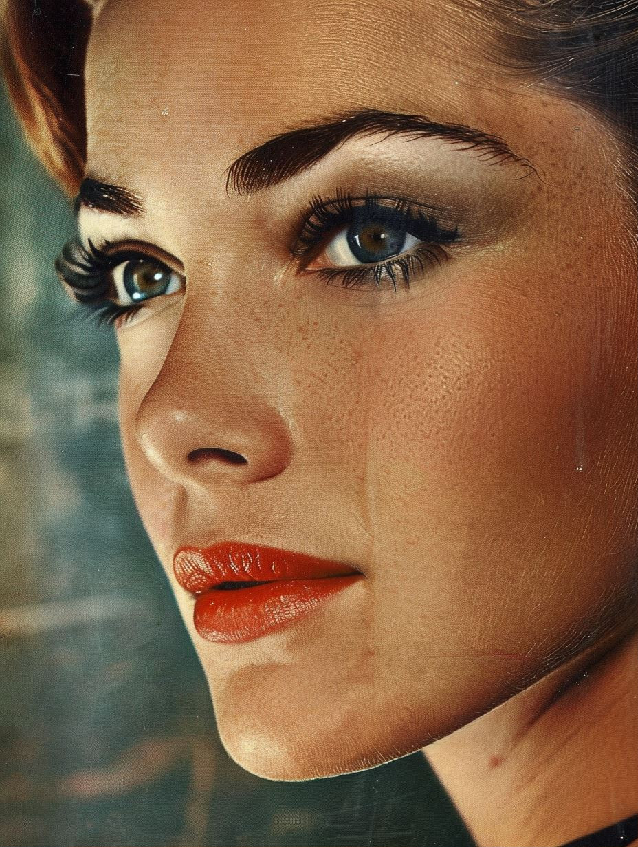 Vintage Glamour Collage Art - Image 1