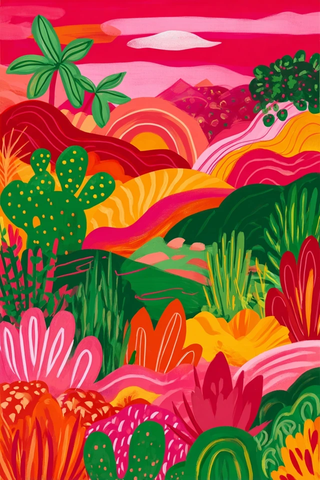 Vibrant Floral Muse - Image 2