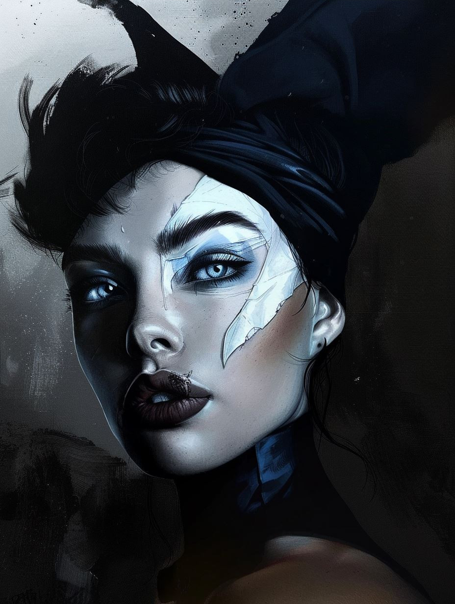 Shadows of Elegance: Dark Fantasy Portraits - Image 4