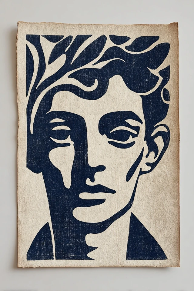 Ancient Ink Silhouette - Image 1