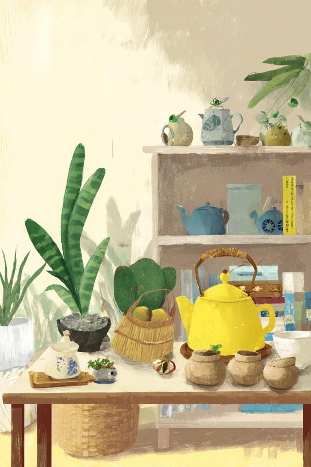 Serene Moments in Soft Illustration - Image 3