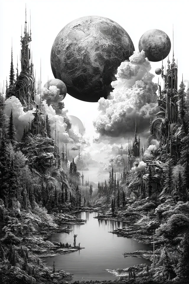 Celestial Gothic Elegance - Image 2