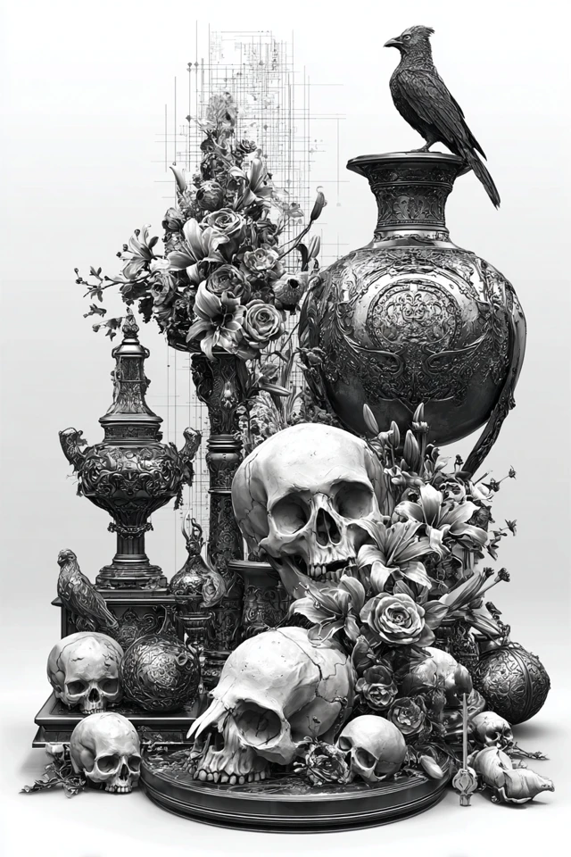 Celestial Gothic Elegance - Image 3