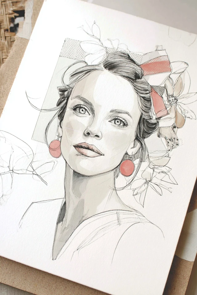 Artistic Sketches of Life and Nature - Image 1
