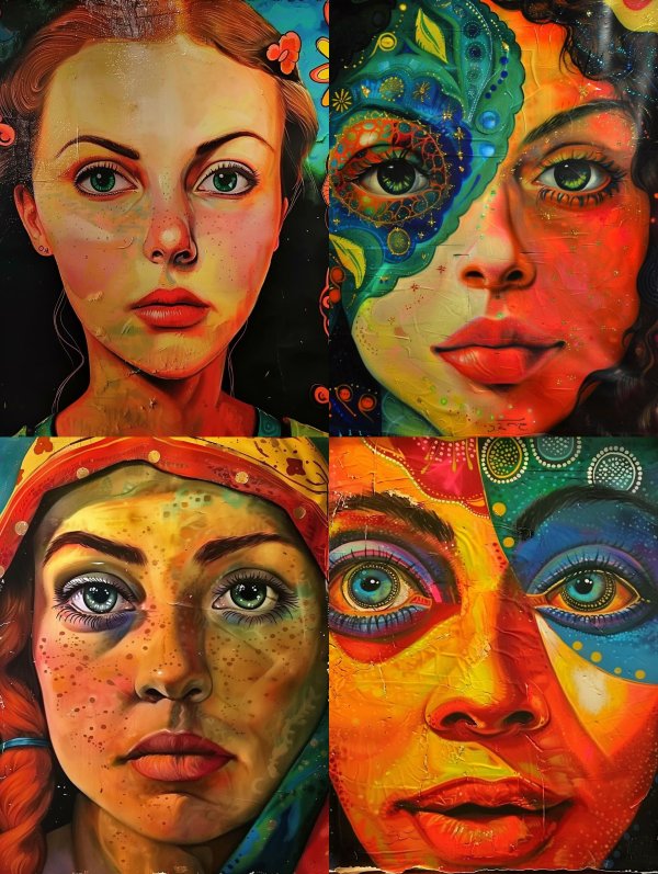 Vibrant Visions of Feminine Artistry