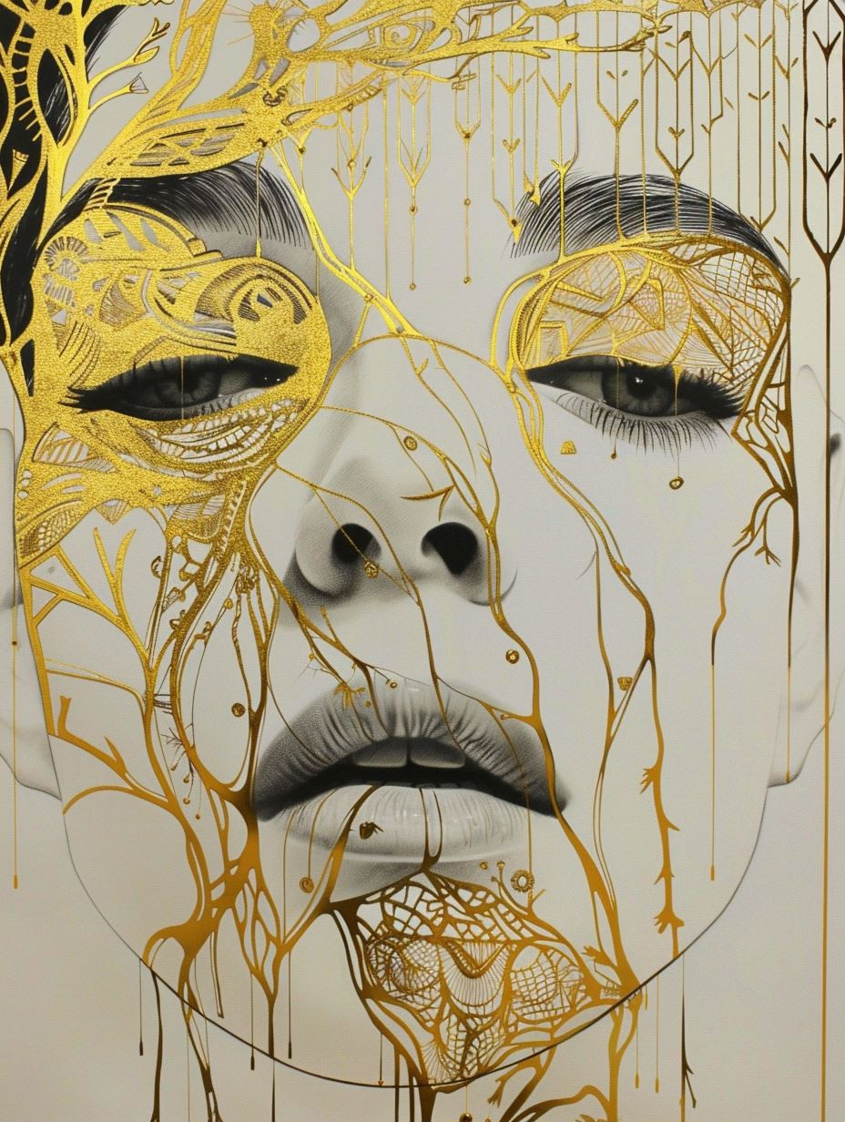 Gilded Fragments of Human Emotion - Image 2