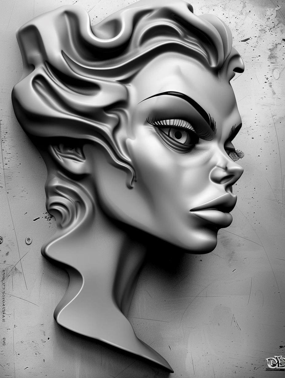 Bold Stylized Female Portraiture - Image 1