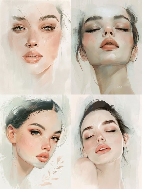 Ethereal Whispers of Digital Beauty