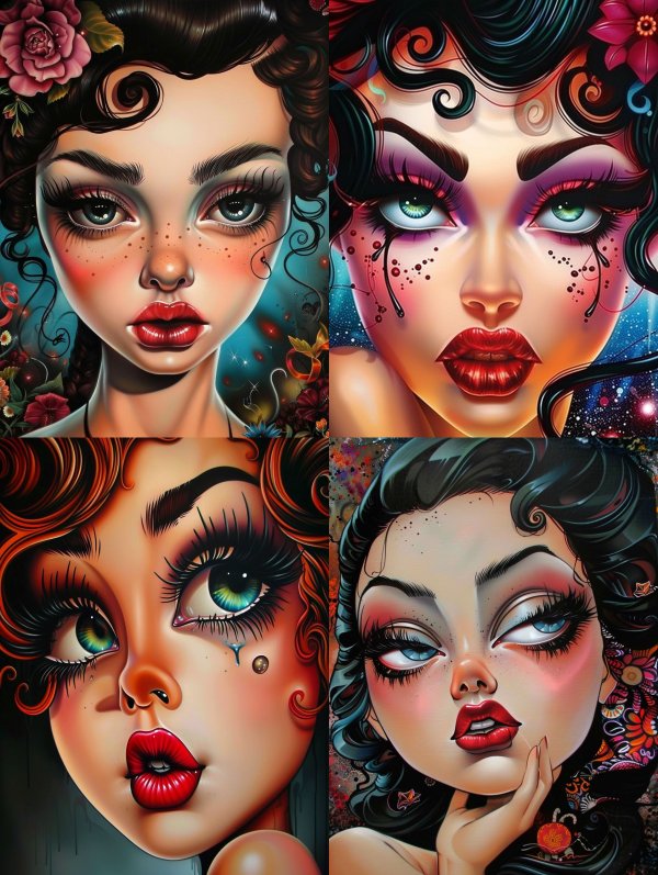 Ethereal Gothic Feminine Portraits