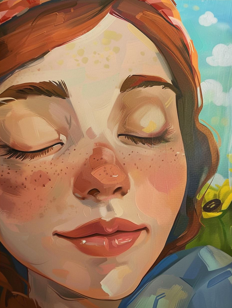 Gaze of the Freckled Muse - Image 4