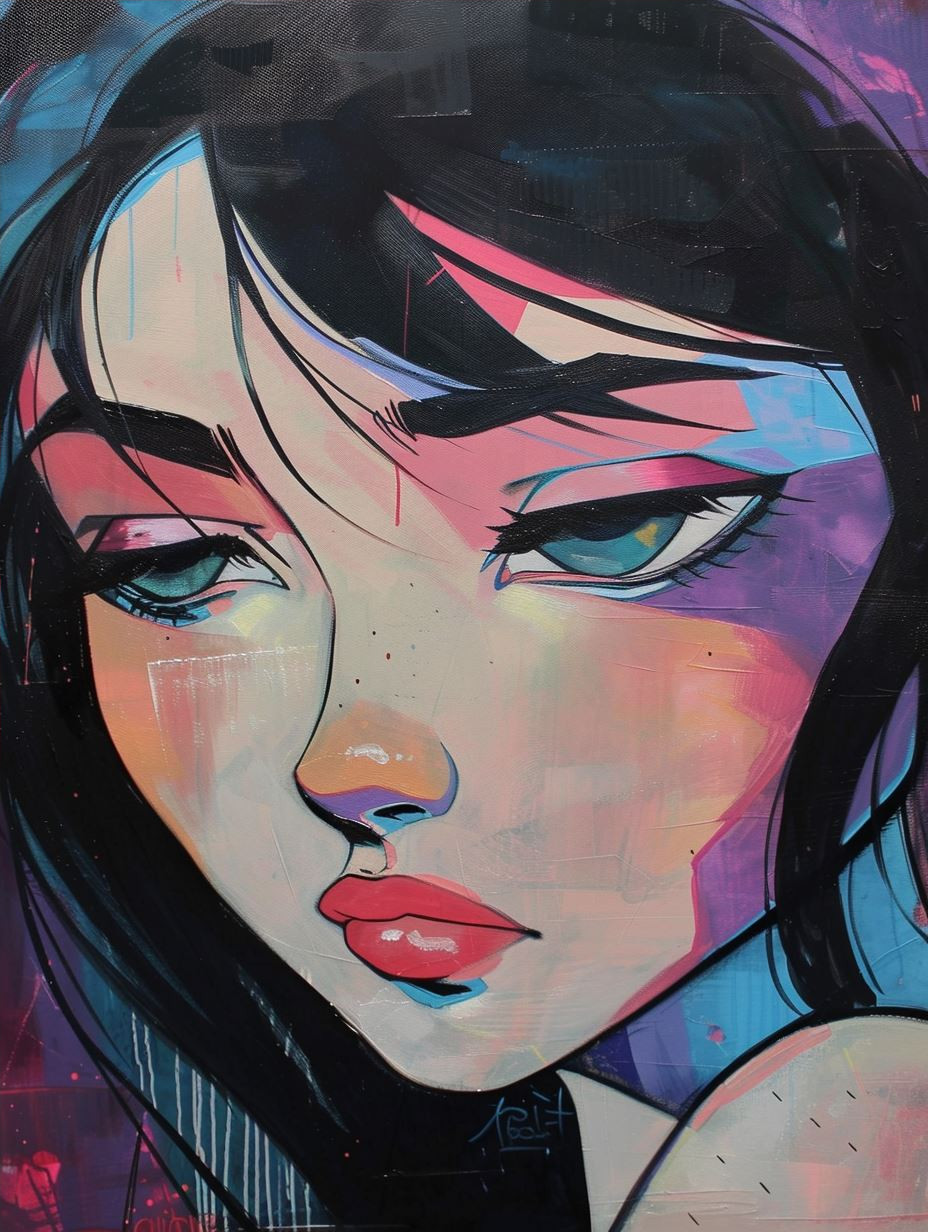 Neon Dream Anime Portraits - Image 4