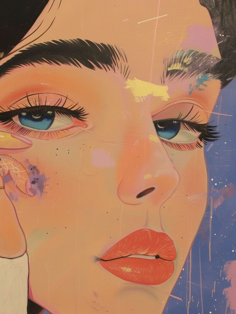 Visions of Azure: A Portrait Quadriptych - Image 4