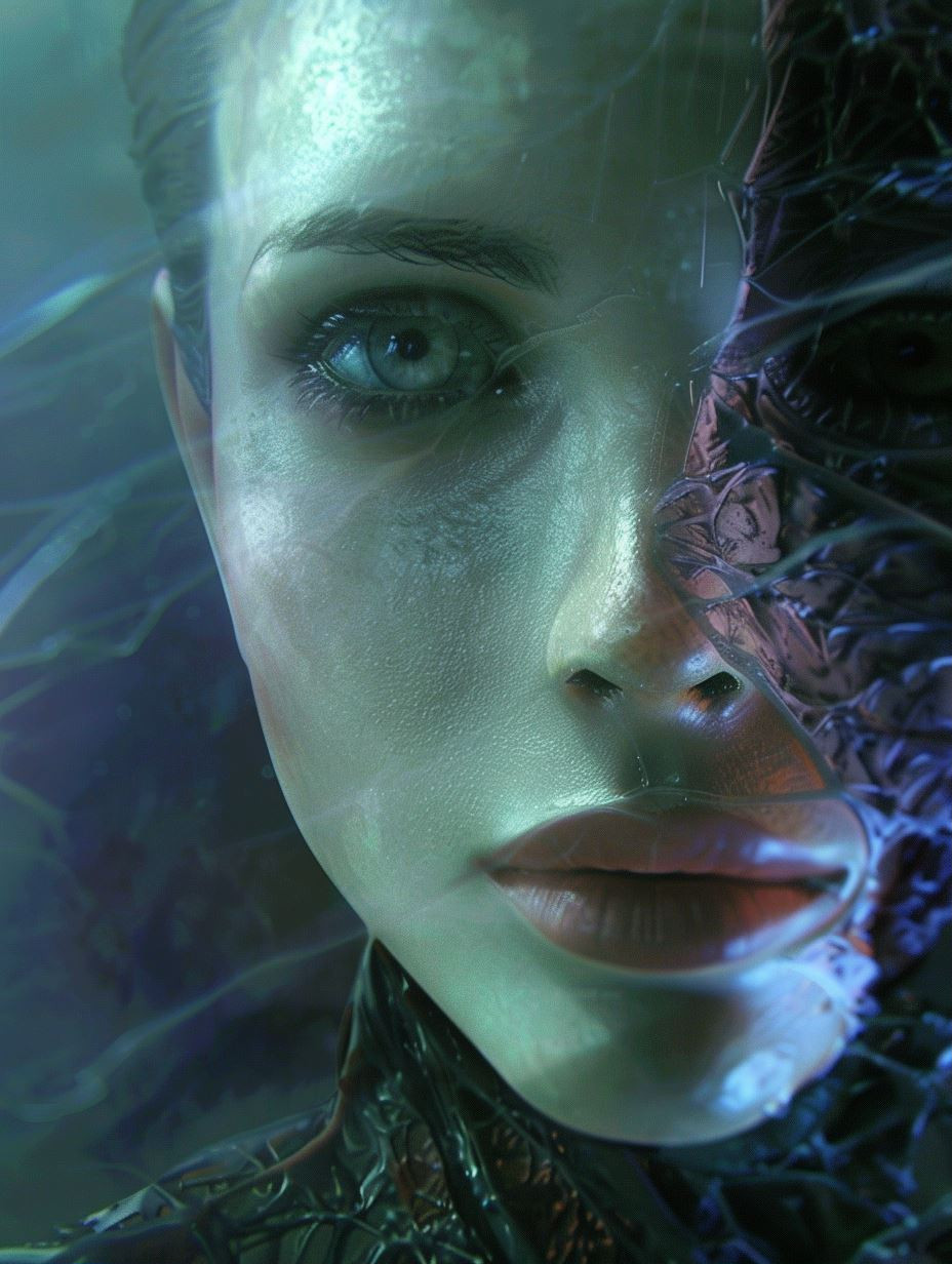 Ethereal Digital Human Portraits - Image 1