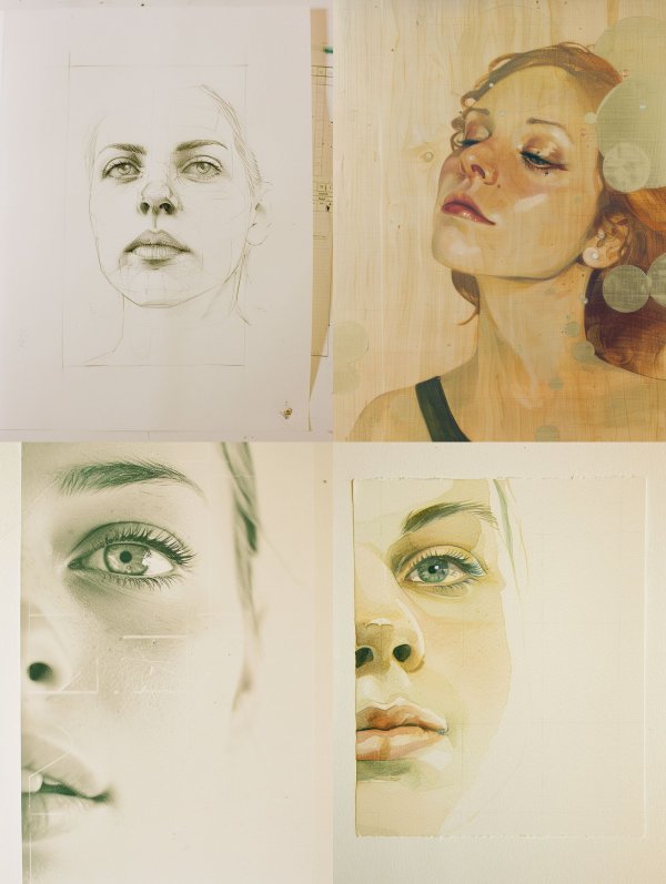 Ethereal Portrait Study Collection