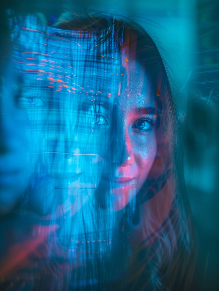 Digital Soul in Neon Flux - Image 3
