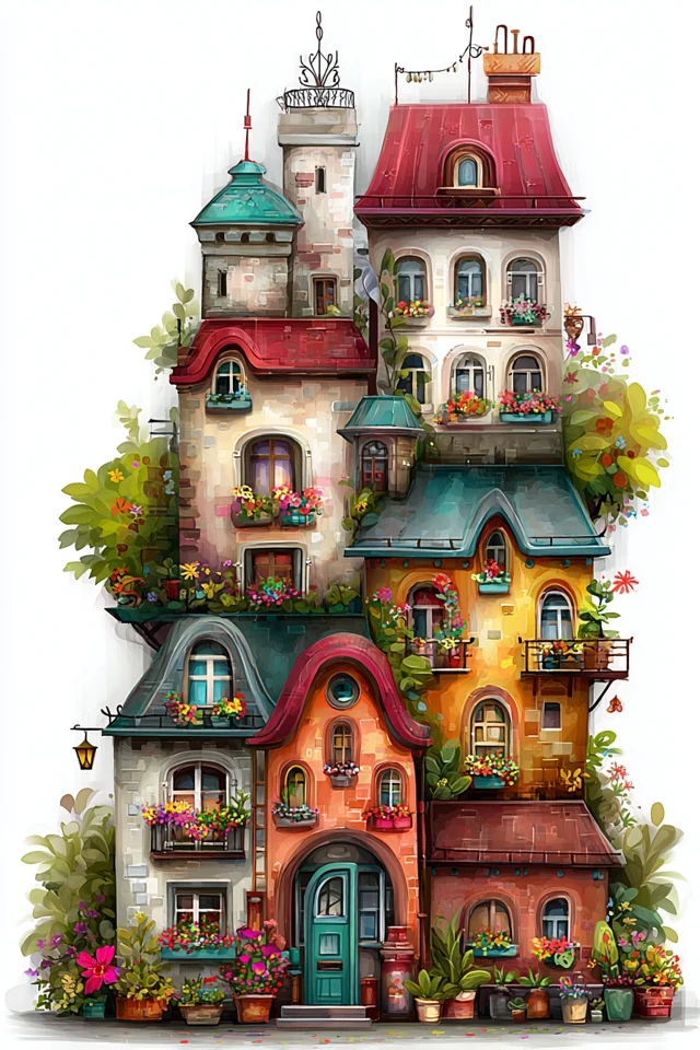 Whimsical Worlds of Color and Imagination - Image 6