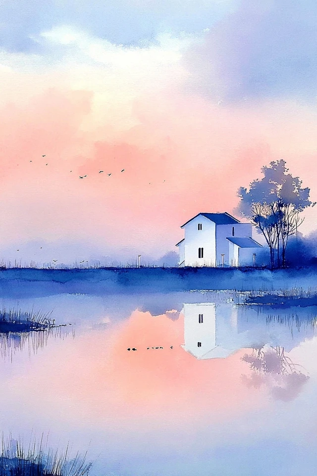 Azure Dream Watercolor - Image 6