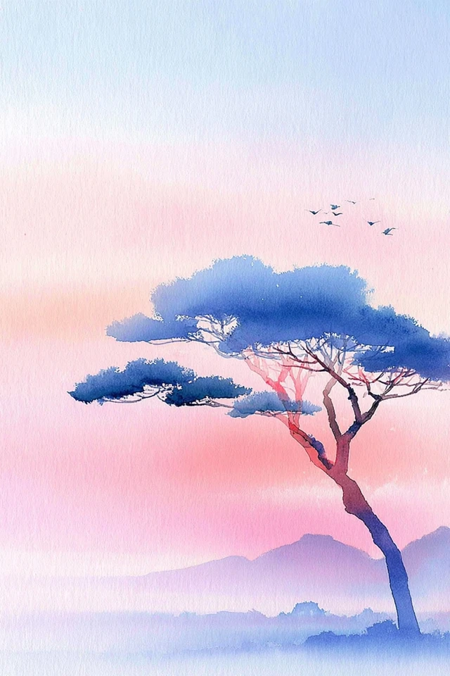Azure Dream Watercolor - Image 5