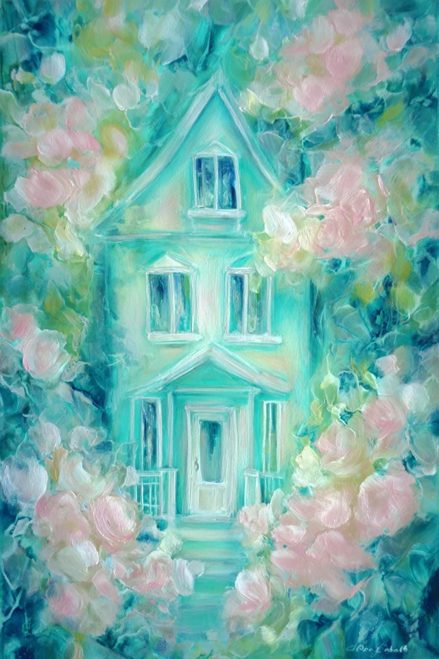 Ethereal Dreams in Teal and Rose - Image 6