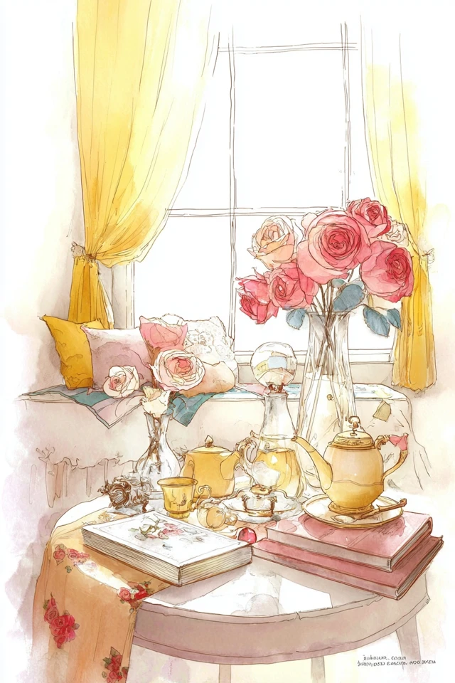 Floral Watercolor Dream - Image 3