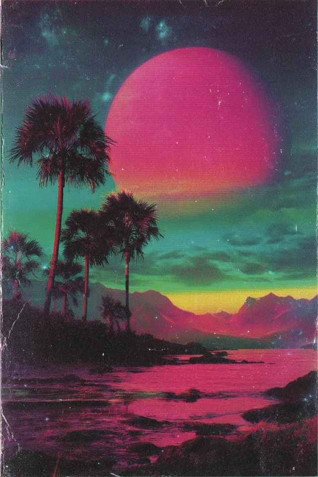 Neon Glitch Reverie - Image 2