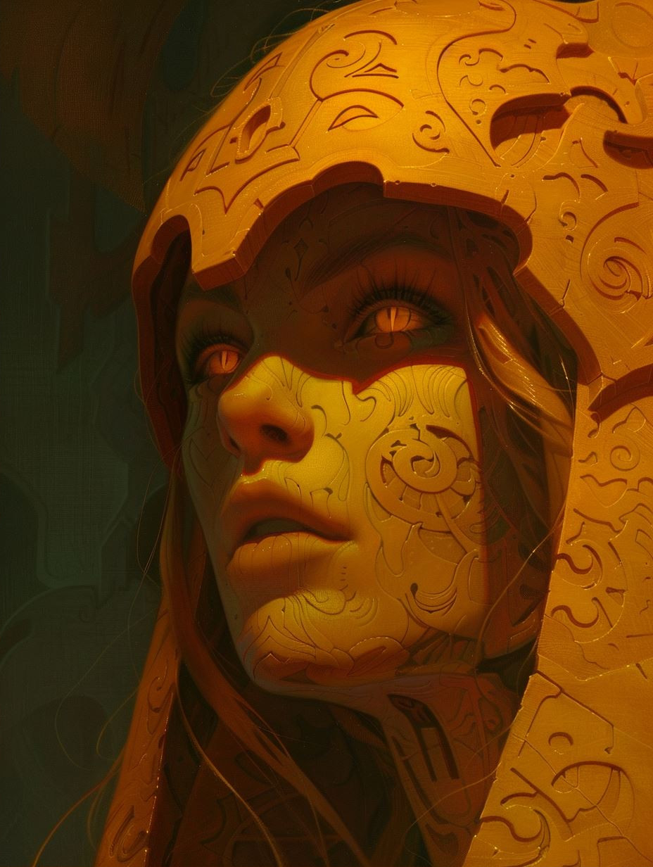 Golden Shadows of Ancient Mysticism - Image 2