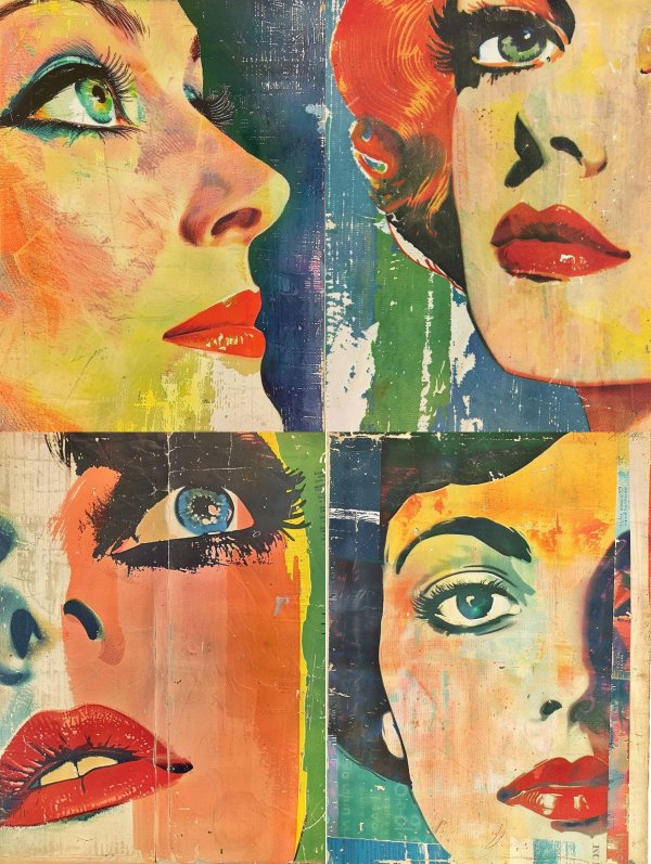 Vibrant Visions of Mid-Century Glamour