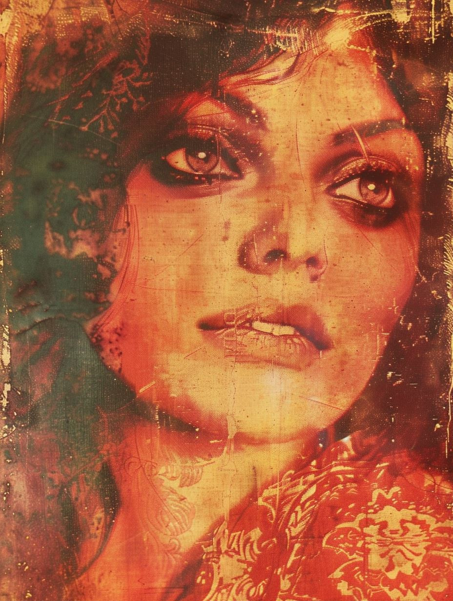 Vintage Cinematic Portrait Collage - Image 1