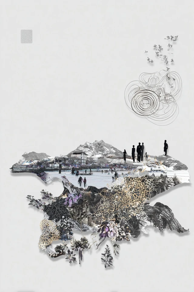Intricate Silver Labyrinth - Image 2