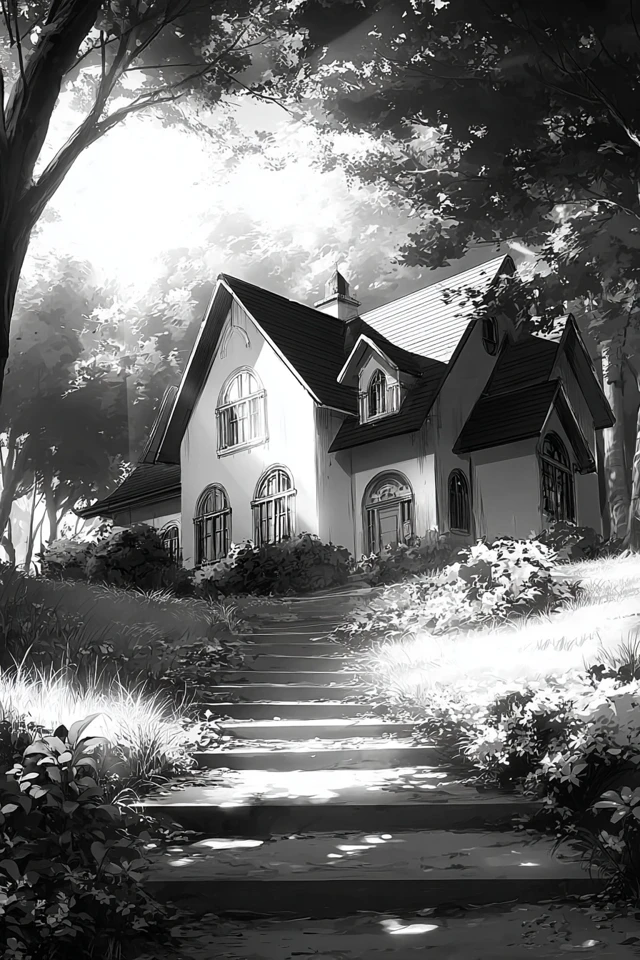 Monochrome Anime Elegance - Image 6