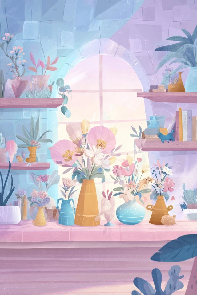 Pastel Dreams: A Whimsical Art Collection - Image 3