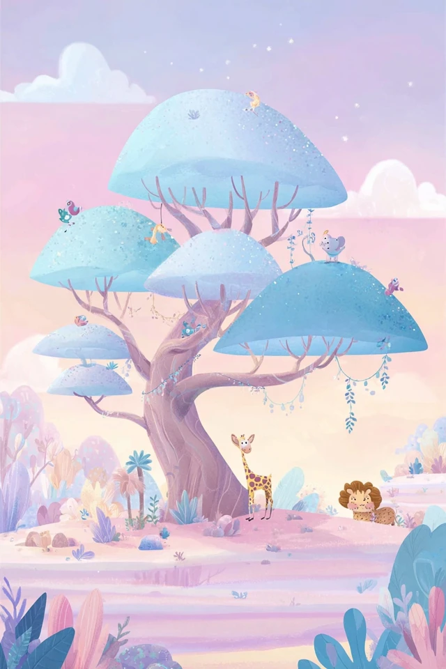 Pastel Dreams: A Whimsical Art Collection - Image 5