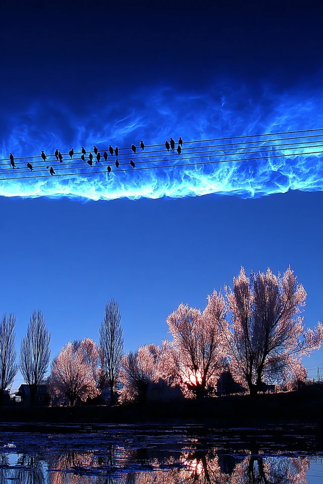 Neon Azure Gaze - Image 2