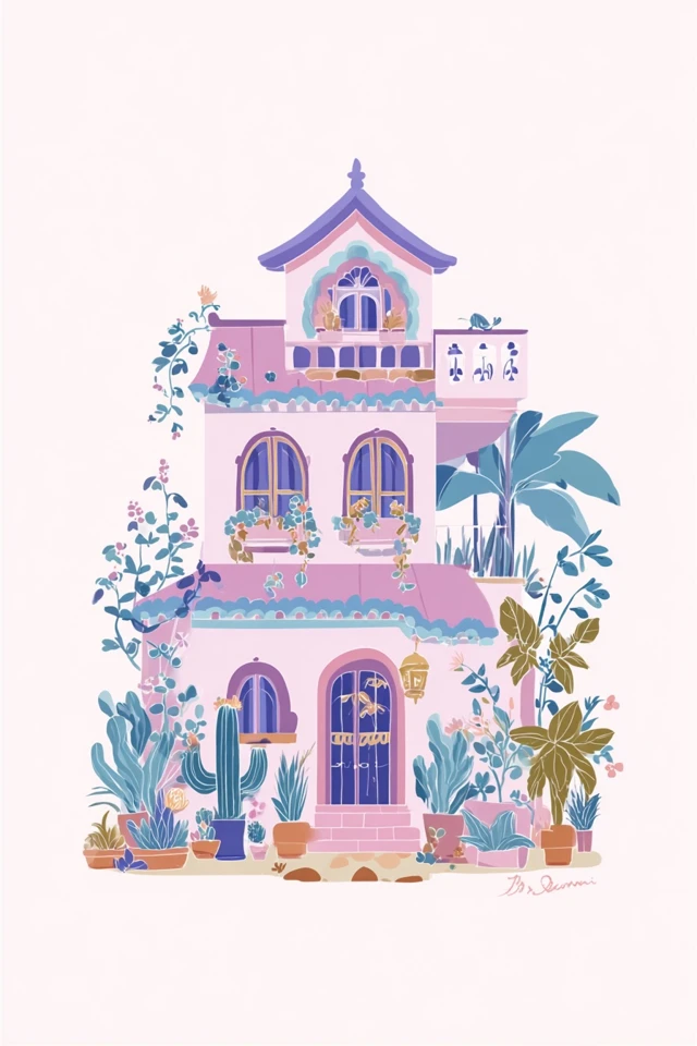 Pastel Dreams Botanical Art Collection - Image 6