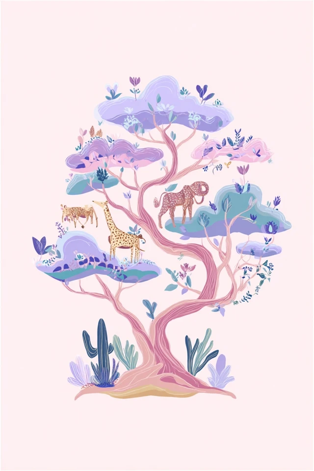Pastel Dreams Botanical Art Collection - Image 5