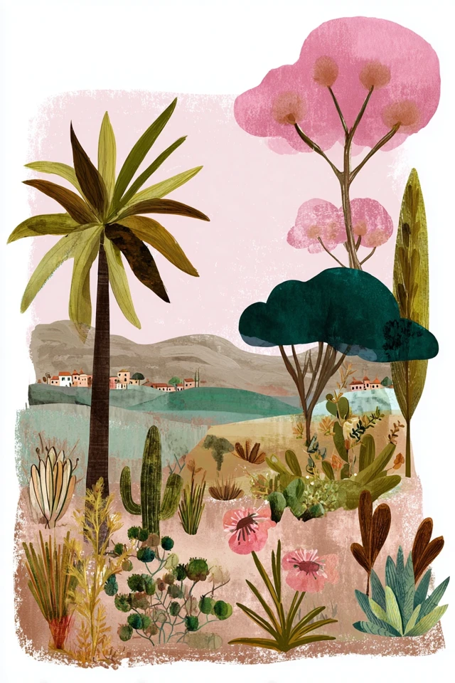 Botanical Muse Portrait - Image 2