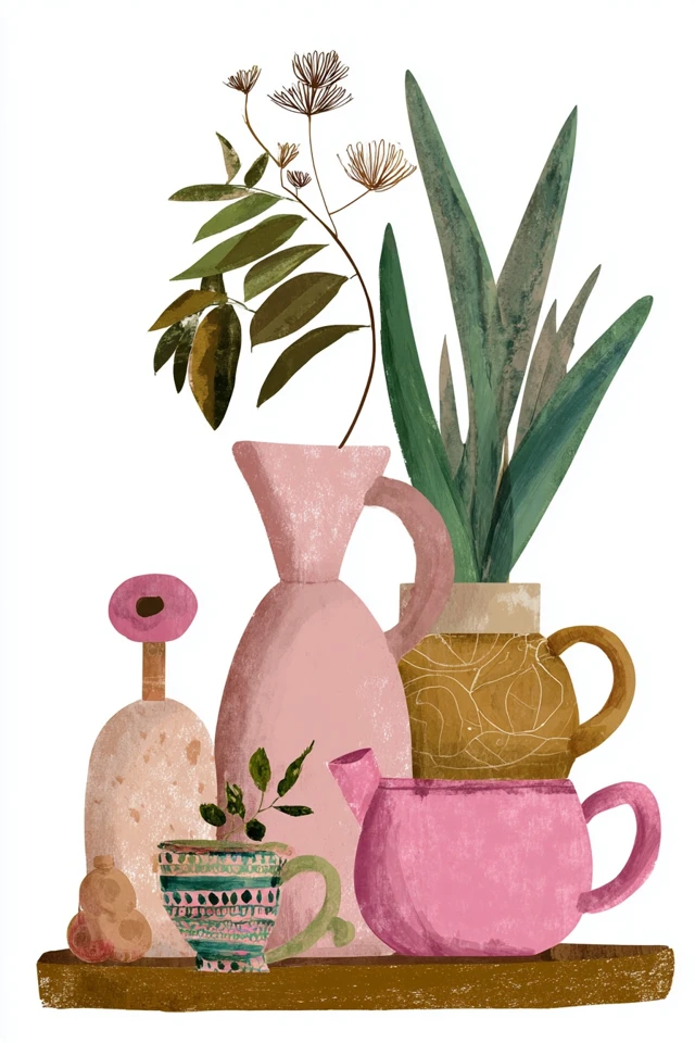 Botanical Muse Portrait - Image 3