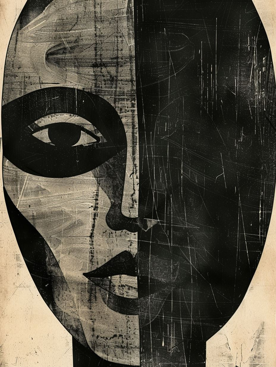 Dualistic Noir Portrait Study