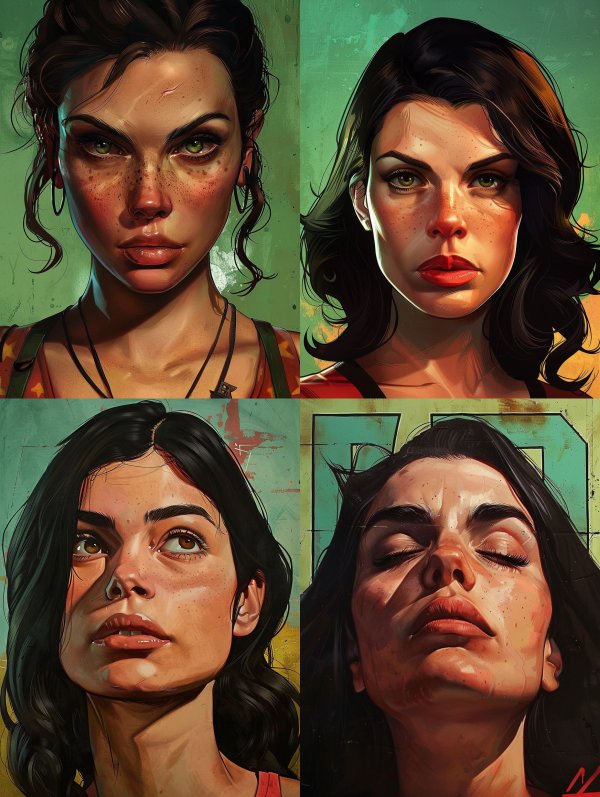 Gritty Cinematic Portrait Study