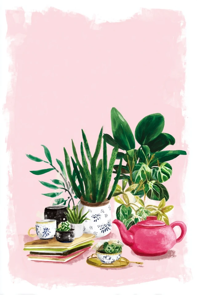 Botanical Youth Portrait - Image 3