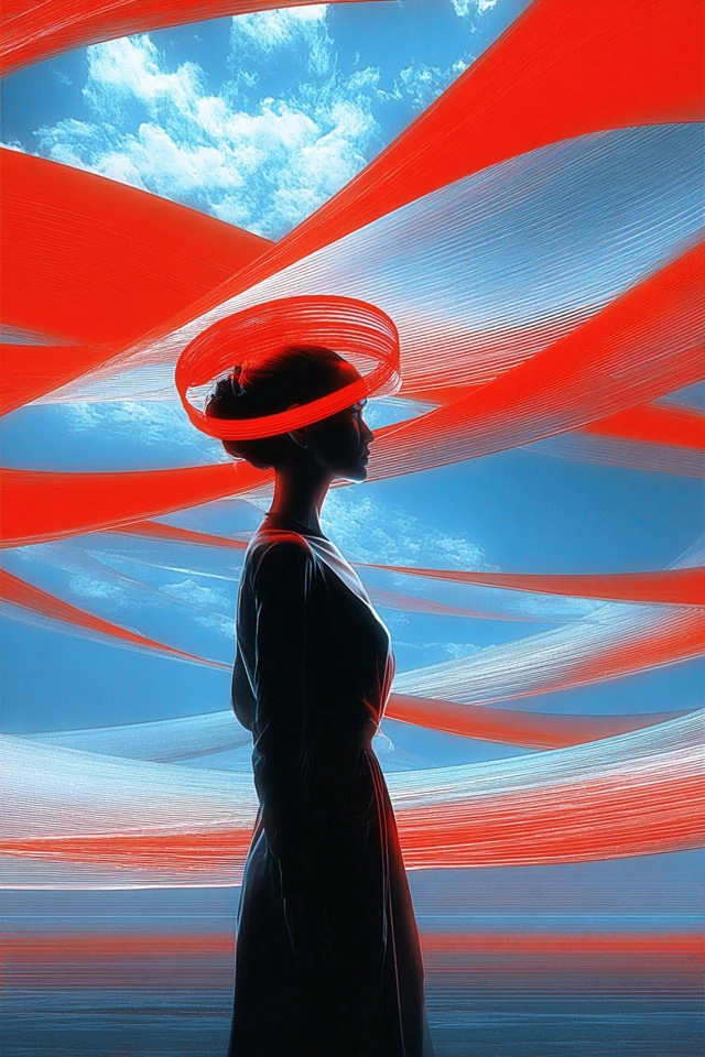 Crimson Vortex Dream - Image 1