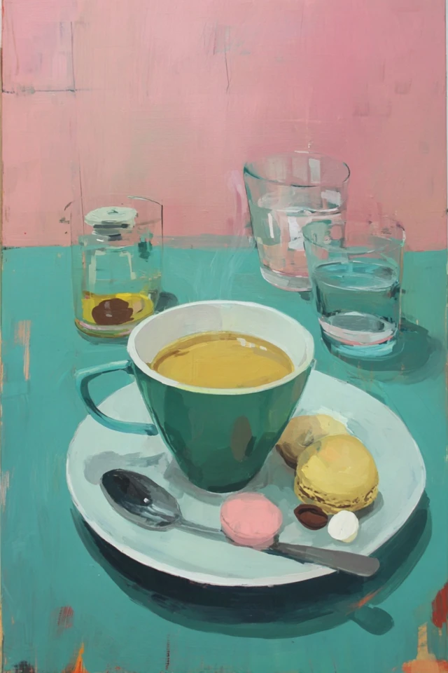 Modernist Pastel Portrait - Image 4
