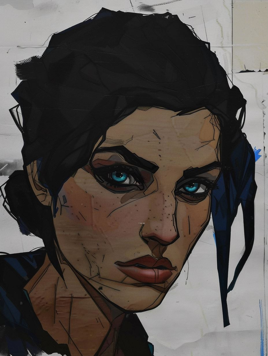 Moody Digital Portrait Study Series - Image 1